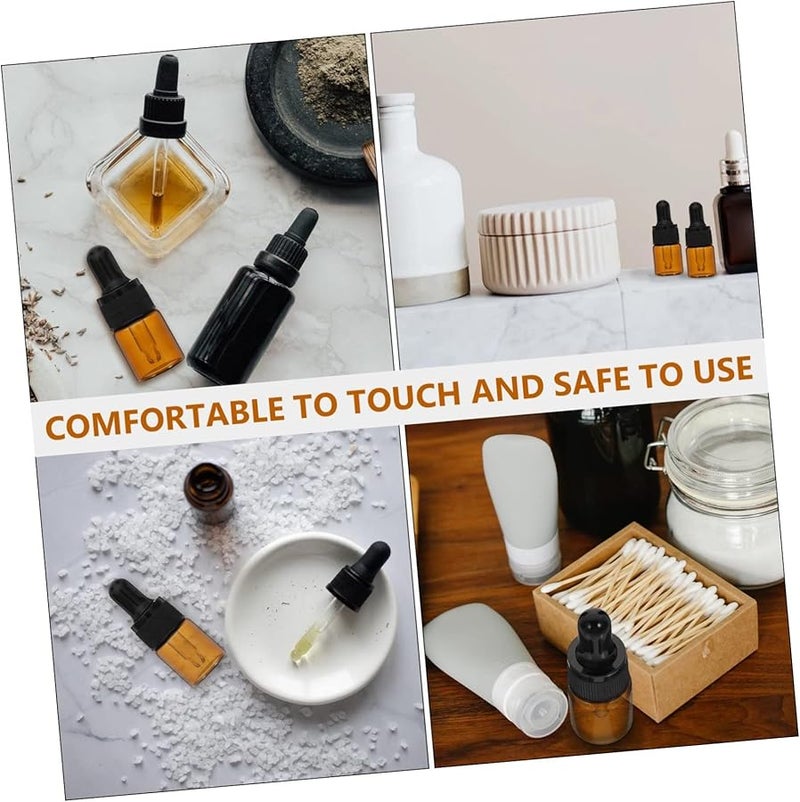 15 Pcs Glass Essential Oil Dropper Bottles 2ml Refillable Perfume Sample Jars - Image 5